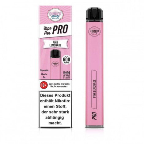 Dinner Lady Vape Pen Pro Einweg E-Zigarette - Pink Lemonade