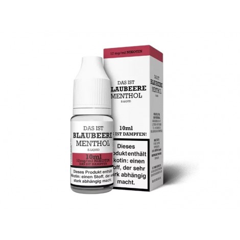 Das ist Dampfen - Blaubeere Menthol