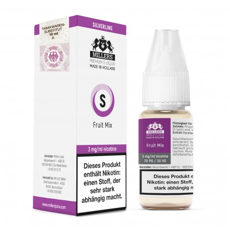 Millers Juice Silverline - Menthol