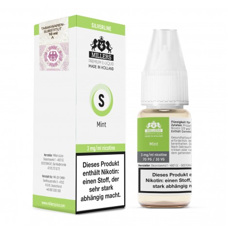 Millers Juice Silverline - Mint