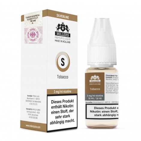 Millers Juice Silverline - Tobacco