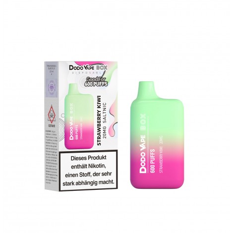 Dodo Vape Box 600 - Strawberry Kiwi