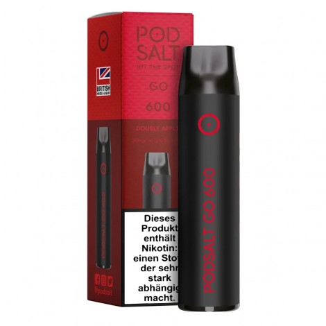 Pod Salt GO 600 Einweg - Doppelter Apfel