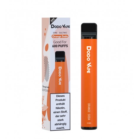 DODO Vape Einweg - Orangensoda - 600 Züge