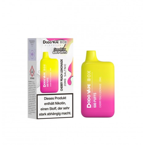 Dodo Vape Box 600 - Cherry Peach Lemonade