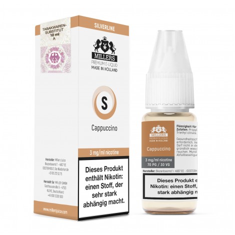 Millers Juice Silverline - Cappuccino