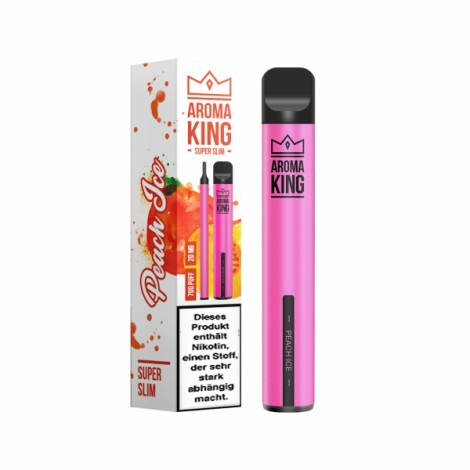 Aroma King  Superslim Einweg E-Zigarette - Peach Ice