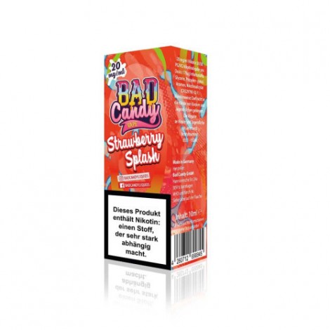 Bad Candy Strawberry Splash - Nikotinsalz