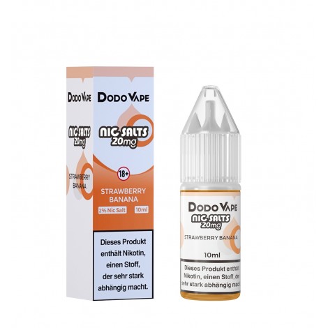 Dodo Vape - Strawberry banana (Nic Salts)