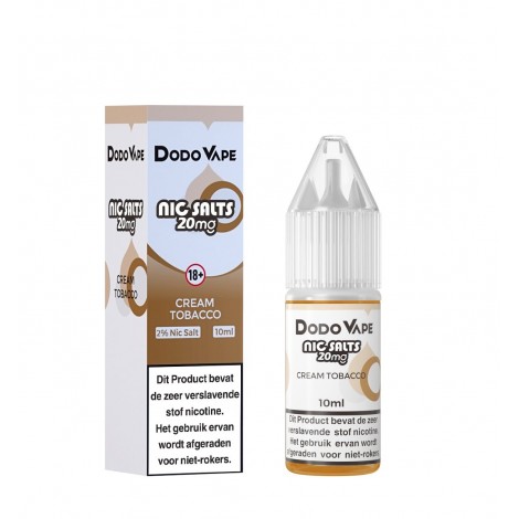 Dodo Vape - Cream Tobacco (Nic Salts)