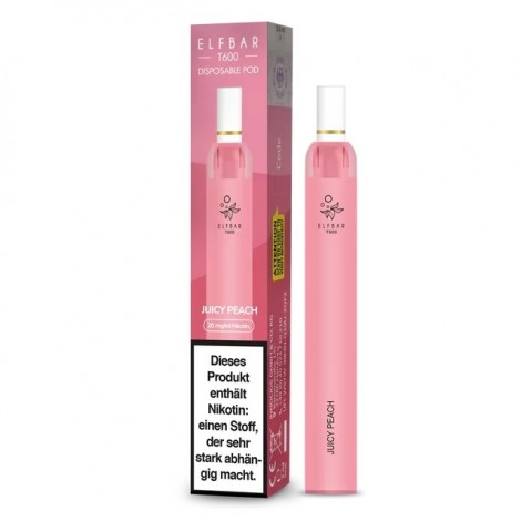 Elf Bar T600 Einweg E-Zigarette - Juicy Peach